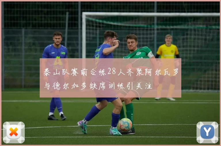 泰山队赛前合练28人齐聚阿尔瓦罗与德尔加多缺席训练引关注